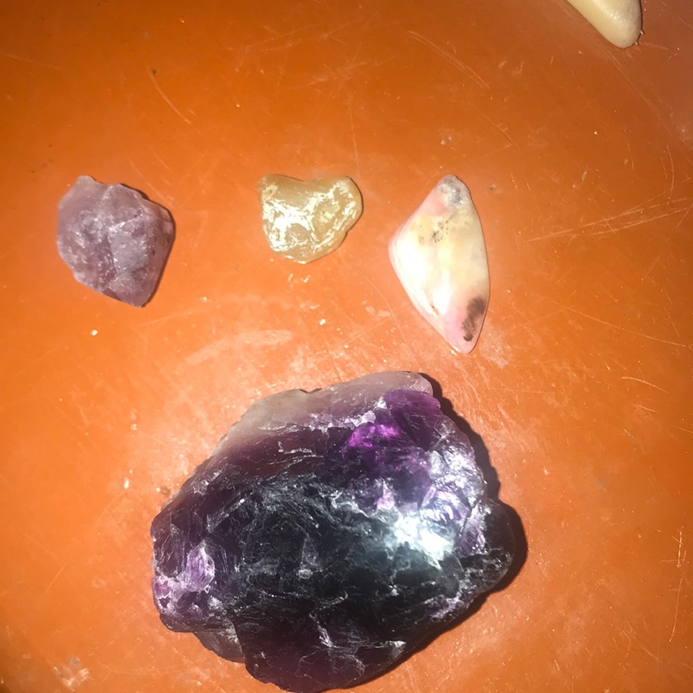 Various crystals